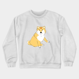 Cute Angry Shiba Emoji Crewneck Sweatshirt